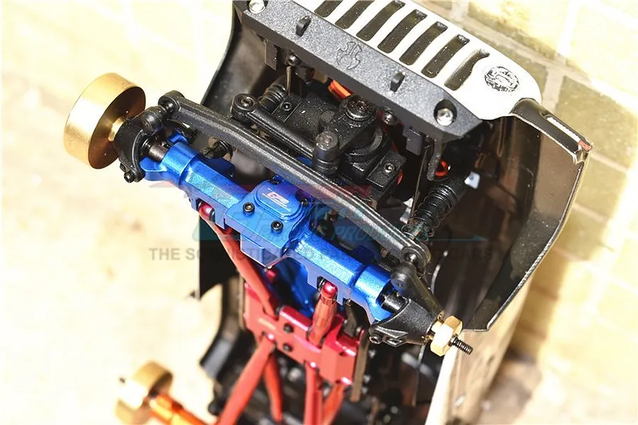 GPM Red Aluminium SCX24 Front Gearbox w/ Hardware image 49209