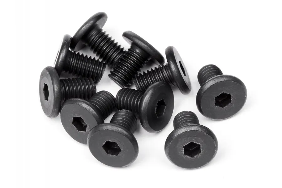 HPI 5x8mm Fine Thread Countersunk Head Screws 10Pcs image 4925
