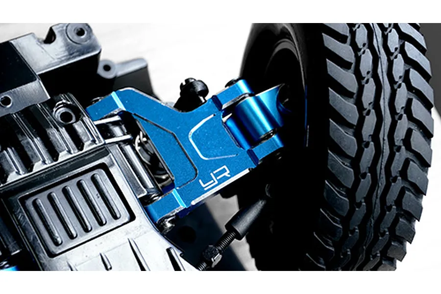 Yeah Racing Tamiya CC-01 Blue Aluminium Front Lower Suspension Arms 2Pcs image 49293