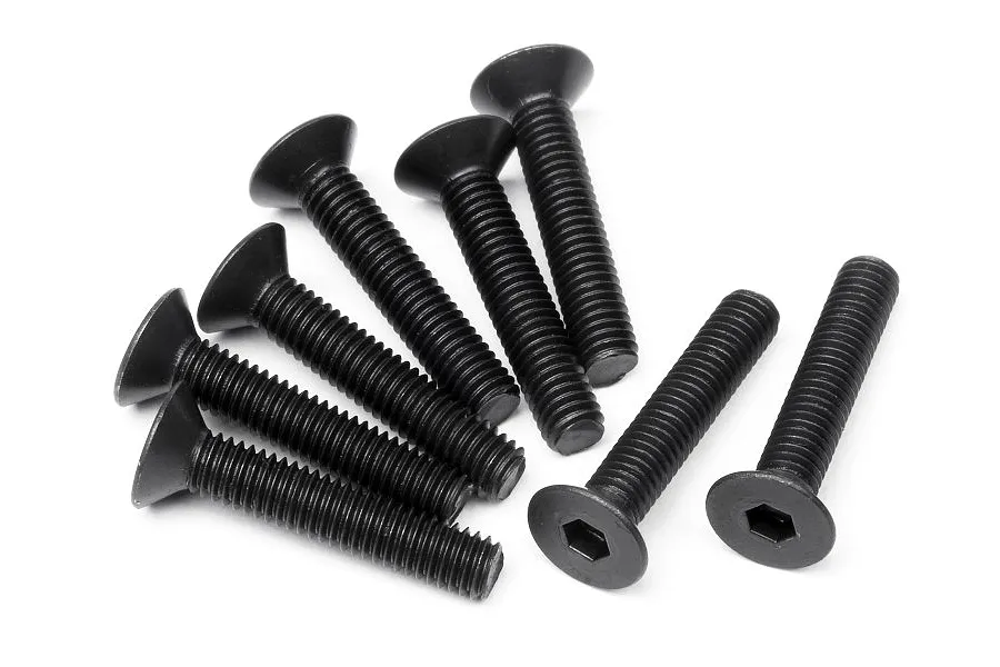 HPI 3x16mm Fine Thread Countersunk Head Screws 8Pcs image 4931