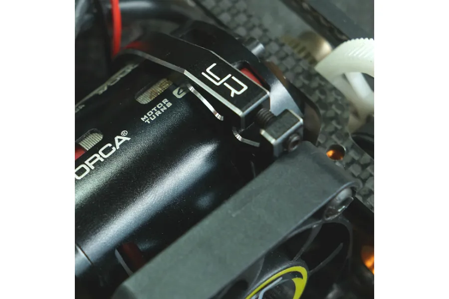 Yeah Racing Black Aluminium 540 Motor Heat Sink Fan Mount image 49316