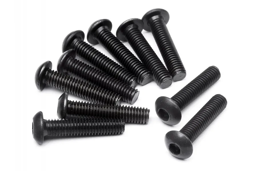HPI 3x14mm Fine Thread Button Head Screws 10Pcs image 4933