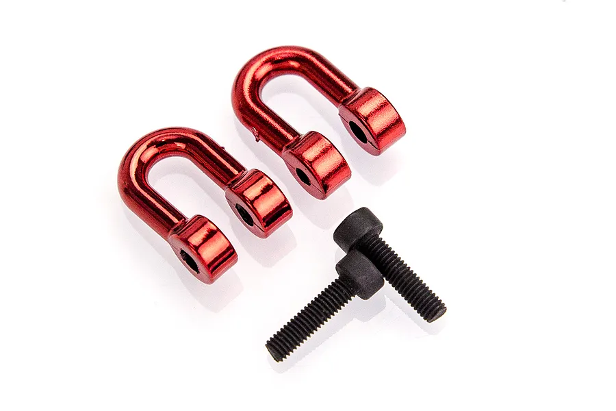 HSP Pioneer Front Bumper w/ Red Aluminium Tow D-Shackles image 49365