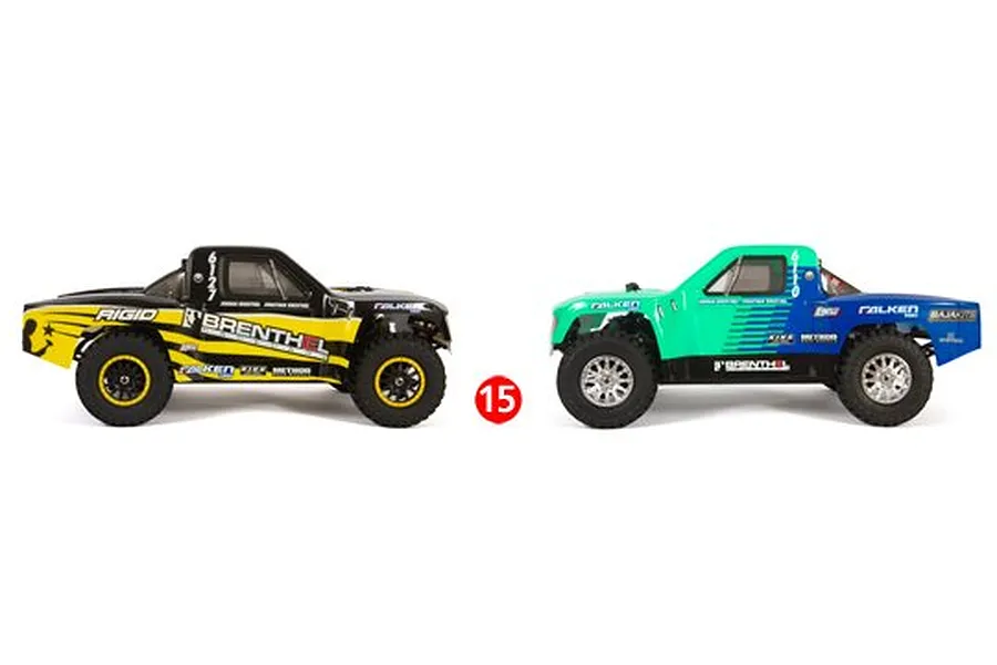 Losi Tenacity TT Pro Falken Edition RC Truck Electric Brushless 4WD 1/10 Scale RTR image 49371