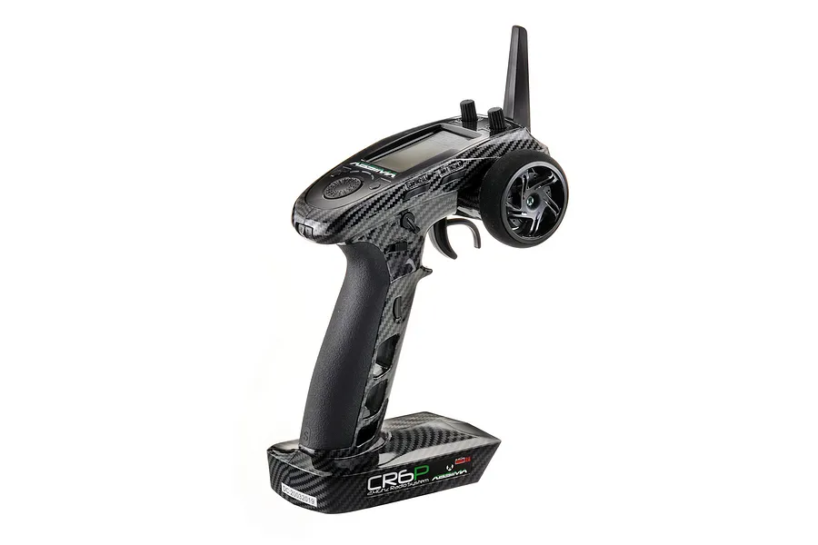 Absima Carbon Fibre Edition CR6P 2.4Ghz 6ch Radio w/ R6FS Gyro Failsafe Receiver image 49486