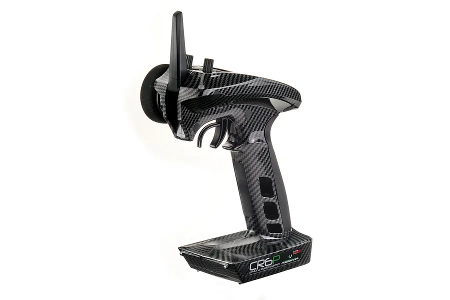 Absima Carbon Fibre Edition CR6P 2.4Ghz 6ch Radio w/ R6FS Gyro Failsafe Receiver image 49487