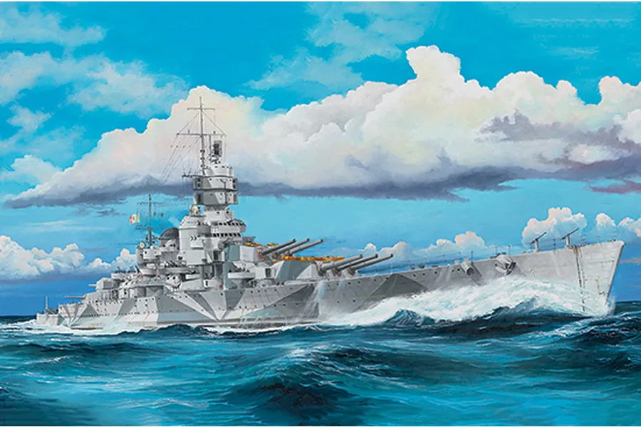 Trumpeter 1/350 Italian 1940 RN Vittorio Veneto Navy Battleship Scaled Model Kit image 49491