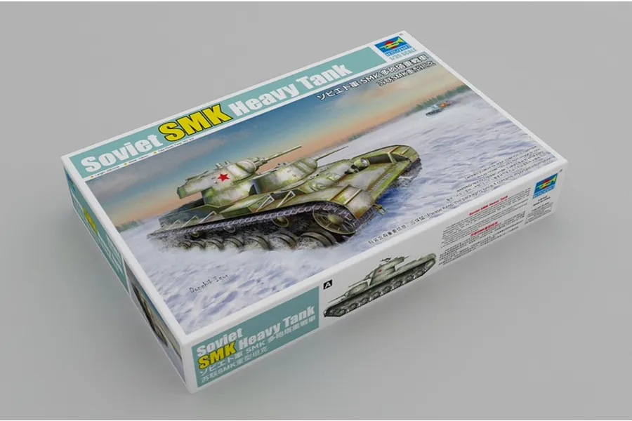 Trumpeter 1/35 Soviet SMK Heavy Tank Scaled Plastic Model Kit image 49562