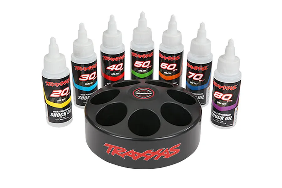 Traxxas Shock Oil Set w/ Spinning Carousel Rack image 49599