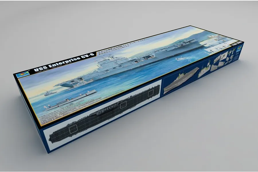 Trumpeter 1/200 USS Enterprise CV-6 Scaled Plastic Model Kit image 49605