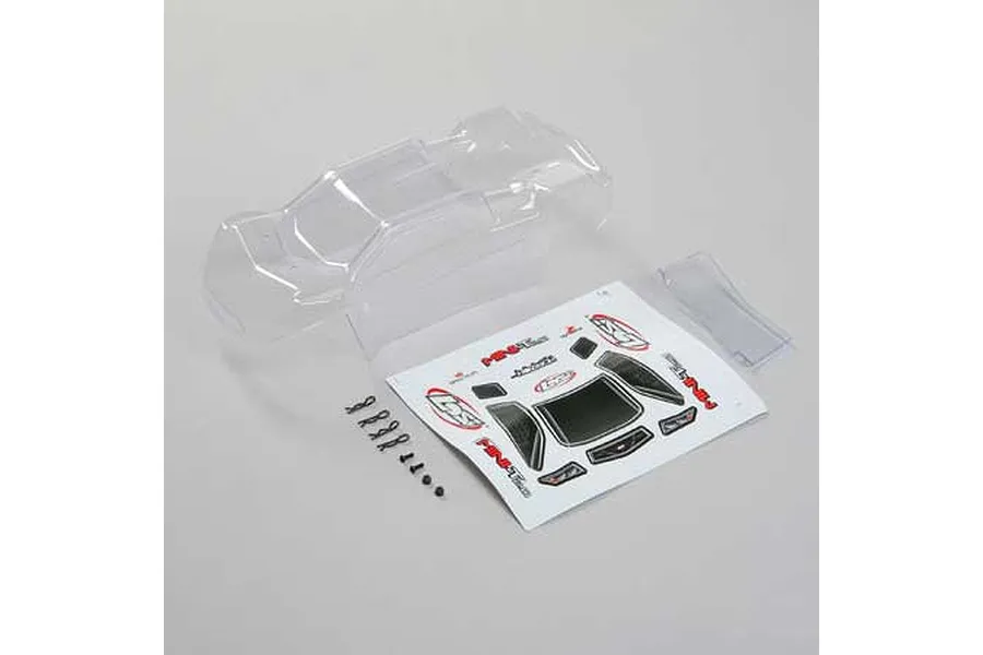Losi Mini-T 2.0 Clear Unpainted Body Shell w/ Decal Sheet image 49724