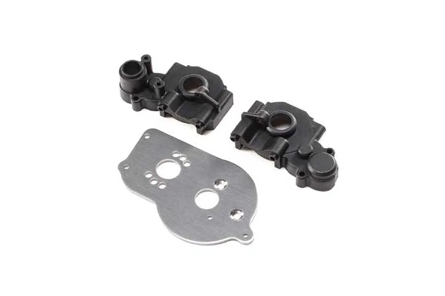 Losi Mini-T 2.0 Gunmetal Aluminium Motor Mount &amp;amp; Differential Case image 49729