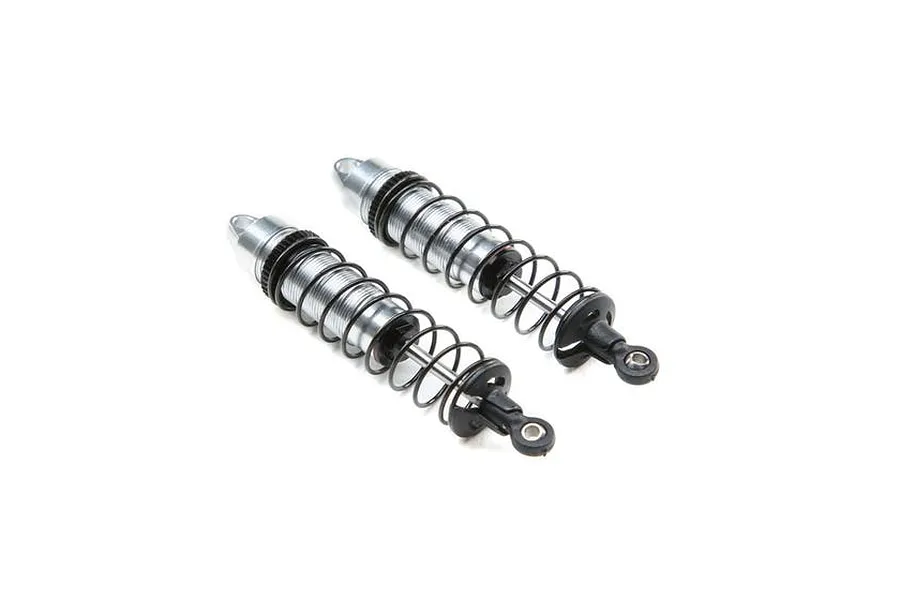 Losi Gunmetal Aluminium 60mm Complete Rear Adjustable Shocks 2Pcs image 49738