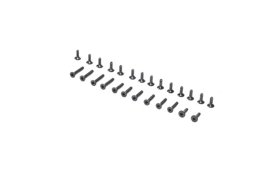 Losi Fine Thread Countersunk Head Screw Set 26Pcs image 49740