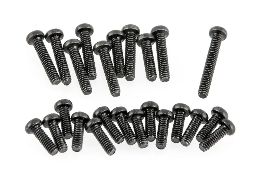 Losi Fine Thread Button Head Screw Set 24Pcs image 49741