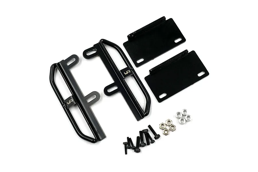 Yeah Racing Black Metal SCX24 Rock Rails Set image 49813