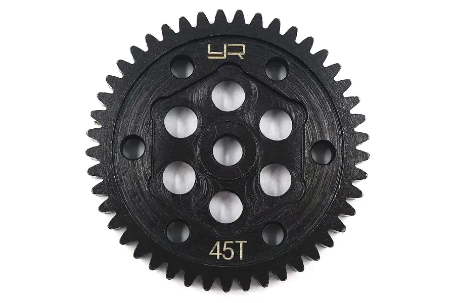 Yeah Racing Black HD Steel 45T 32dp/0.8Mod Spur Gear image 49833
