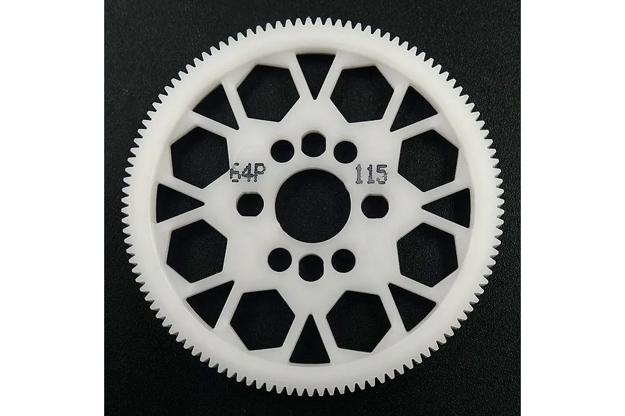 Yeah Racing Delrin Competition Drift 115T 64dp/0.4Mod Spur Gear image 49840