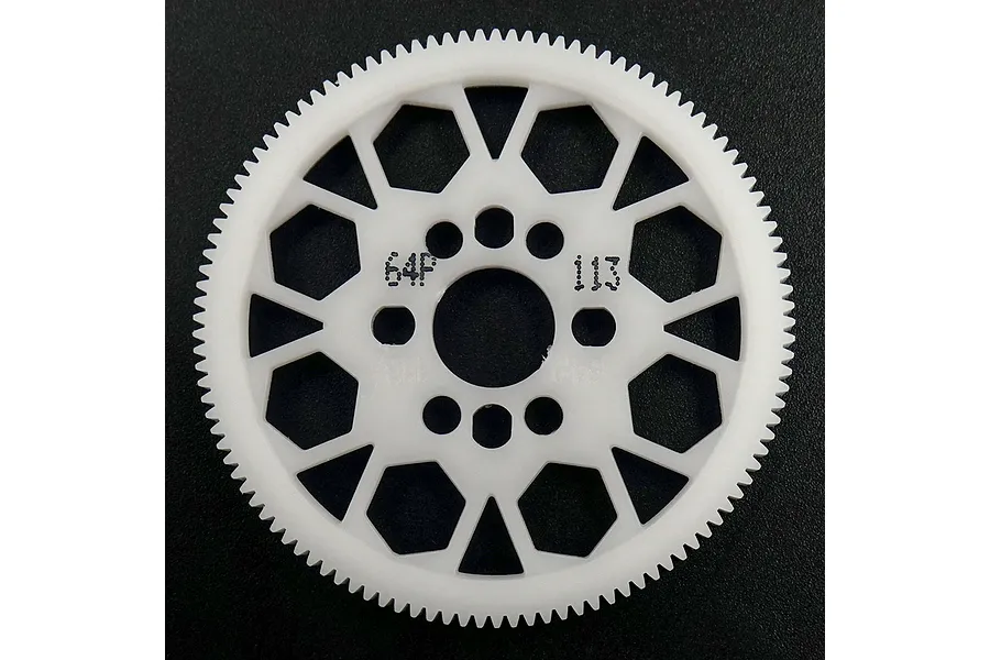 Yeah Racing Delrin Competition Drift 113T 64dp/0.4Mod Spur Gear image 49843