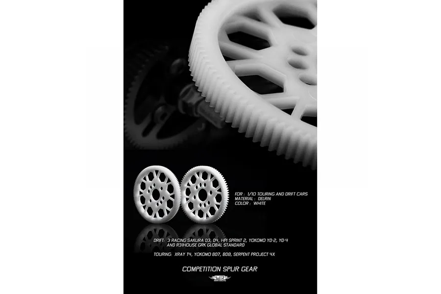 Yeah Racing Delrin Competition Drift 113T 64dp/0.4Mod Spur Gear image 2