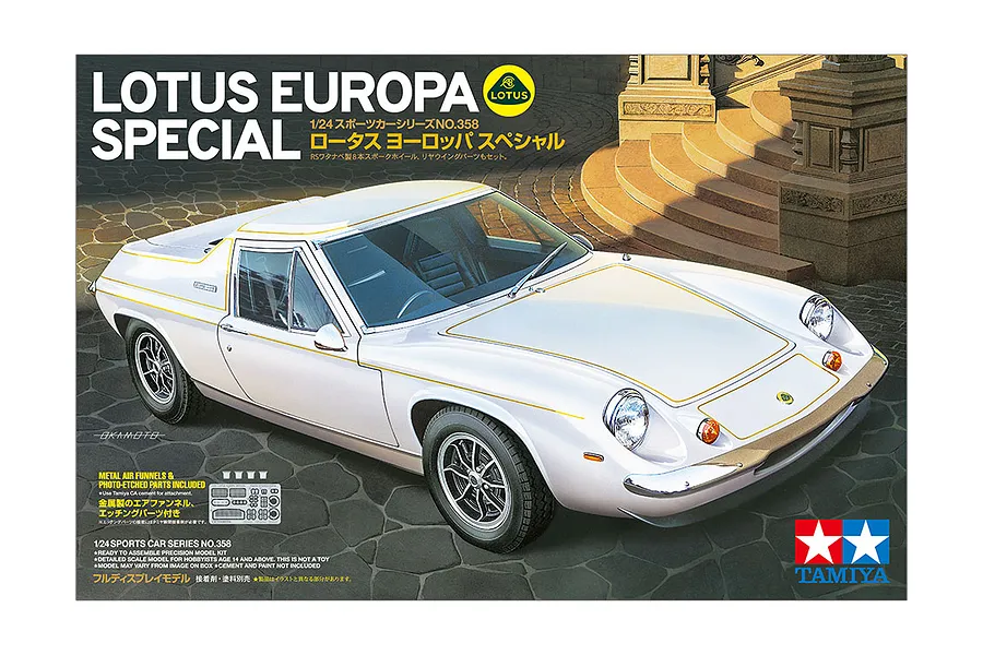 Tamiya 1/24 Lotus Europa Special Scaled Plastic Model Kit image 49947