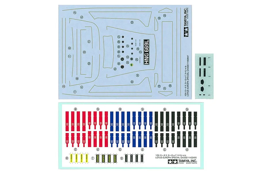 Tamiya 1/24 Lotus Europa Special Scaled Plastic Model Kit image 49955