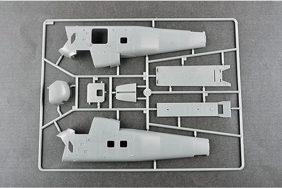 Trumpeter 1/48 US HH-34J Air Force Rescue Helicopter Scaled Plastic Model Kit image 50094