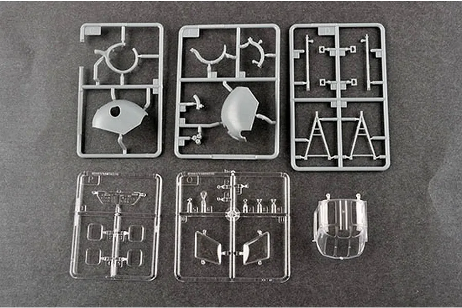 Trumpeter 1/48 US HH-34J Air Force Rescue Helicopter Scaled Plastic Model Kit image 50097