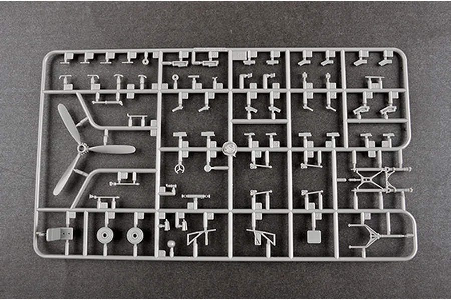 Trumpeter 1/48 CNAC N41CQ Douglas DC-3 Transport Plane Scaled Plastic Model Kit image 50156