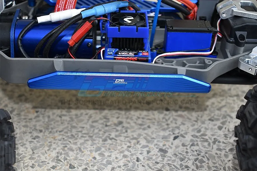 GPM Blue Aluminium Hoss 4X4 VXL Chassis Nerf Bars (Long Version) image 50212