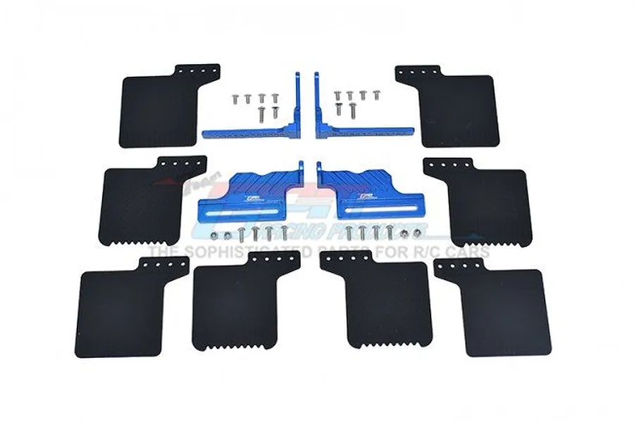 GPM Blue Aluminium Mud Flap Set image 1