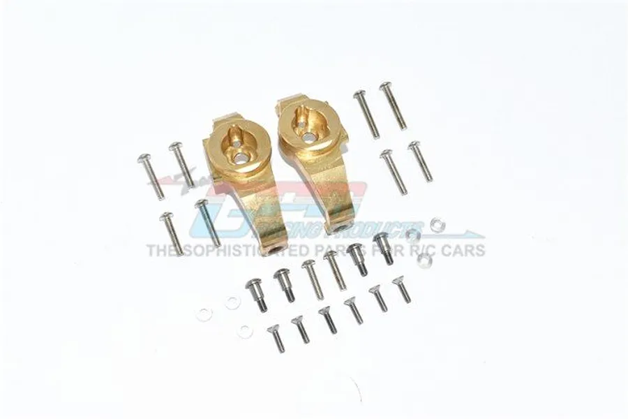 GPM Brass TRX-4 Left &amp;amp; Right Portal Drive Caster Blocks image 50224