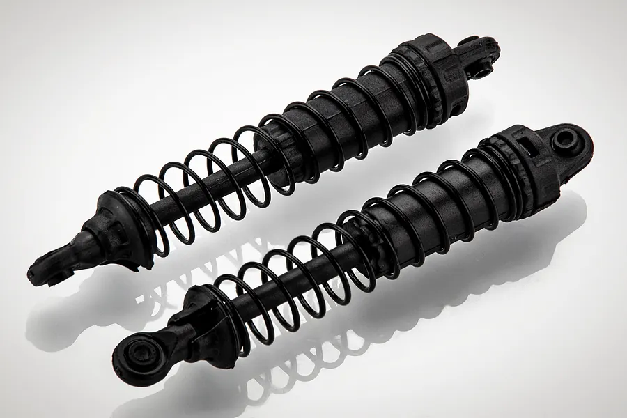 Blackzon Black 1/12 Warrior Front Shocks 2Pcs image 50318