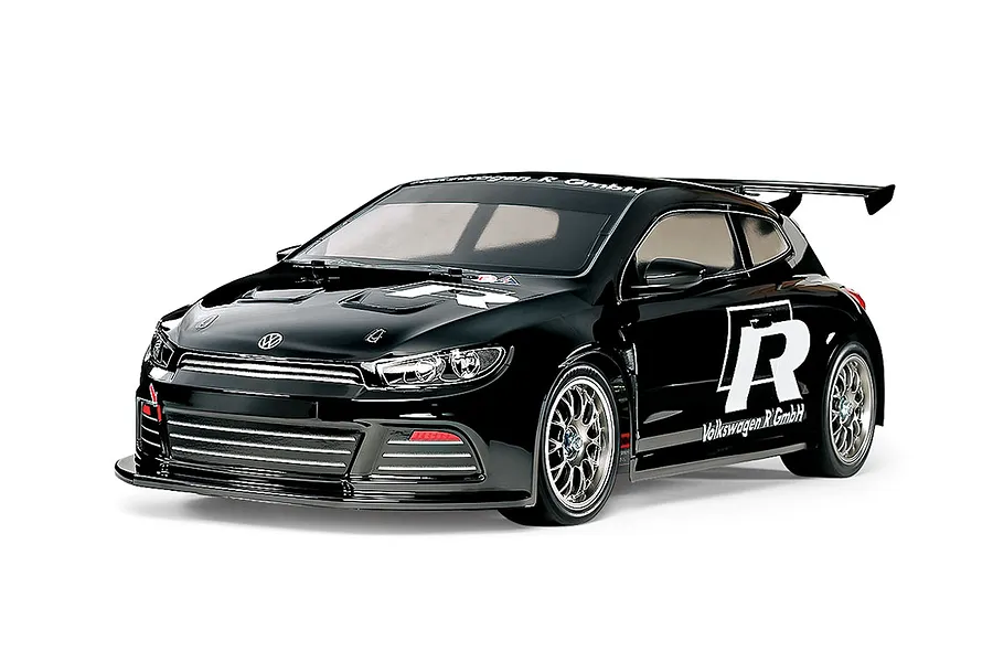 Tamiya TT-01E Volkswagen Scirocco GT RC Touring Car Electric 4WD 1/10 Scale Kit - Black image 50446