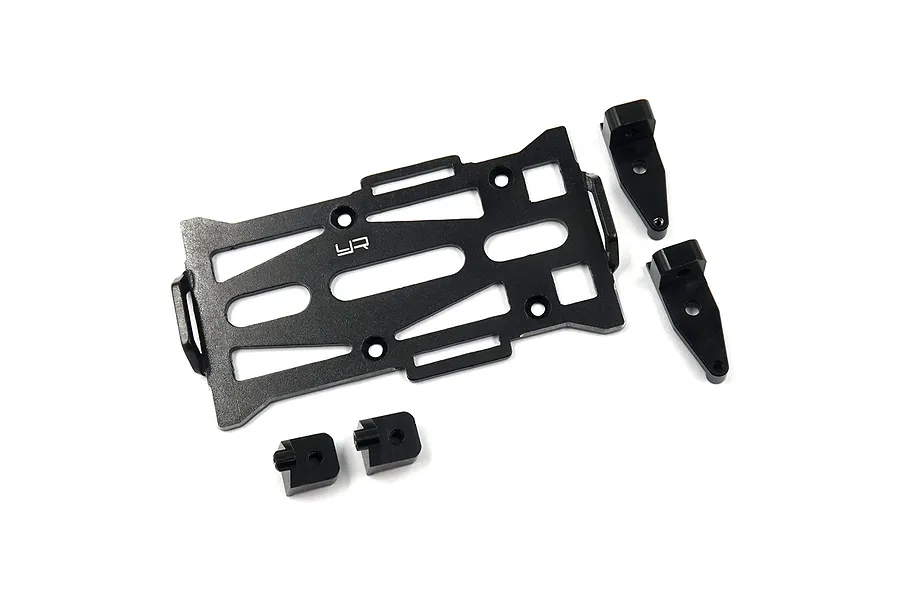 Yeah Racing Black Aluminium Axial SCX24 Battery Tray w/ Hardware image 50533