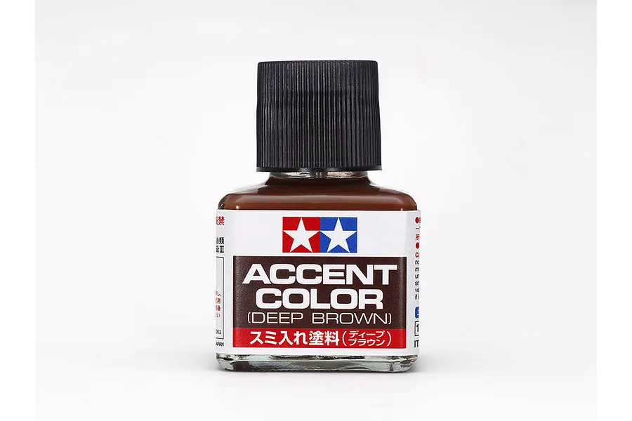 Tamiya Deep Brown Panel Line Accent Colour Paint 40ml image 50555