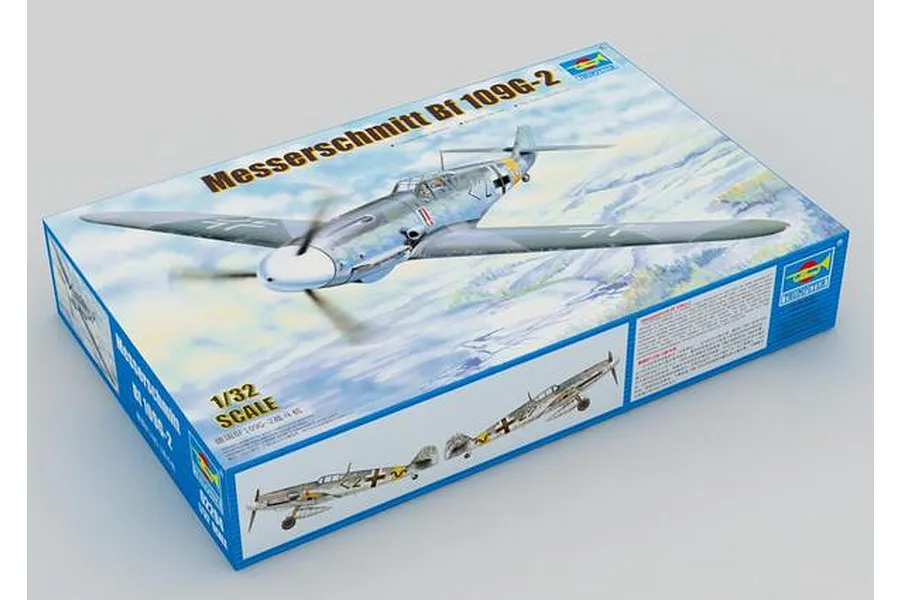 Trumpeter 1/32 Messerschmitt Bf 109G-2 Fighter Scaled Plastic Model Kit image 50589