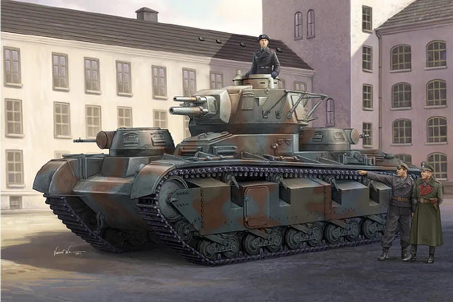 Trumpeter 1/35 German Neubaufahrzeug (Rheinmetall) Tank Scaled Plastic Model Kit image 50595