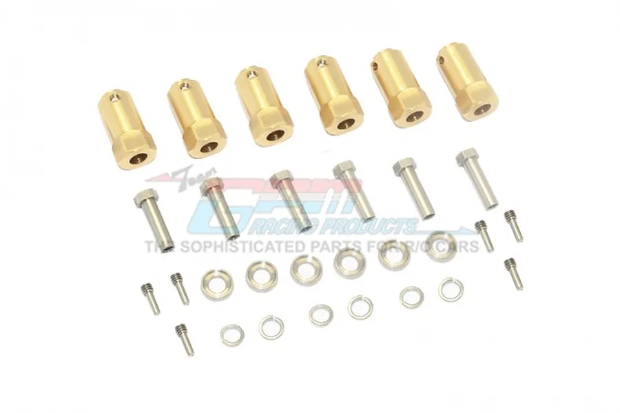 GPM Brass +23mm Wheel Hex Adapter Set image 50629