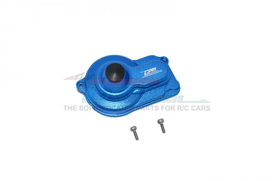 GPM Blue Aluminium Losi Mini-T &amp;amp; Mini-B 2.0 Rear Gearbox Cover w/ Hardware image 50636