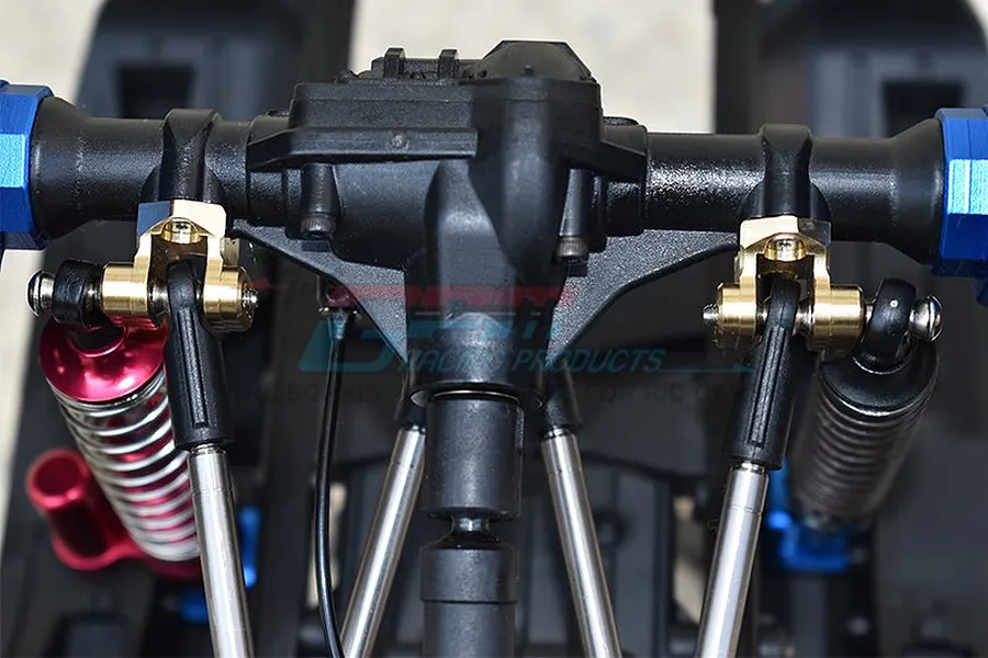 GPM Brass TRX-4 Front &amp;amp; Rear Suspension Link Axle Mount Set image 50640
