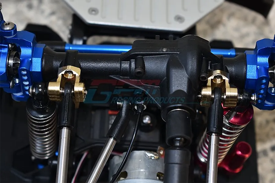 GPM Brass TRX-4 Front Suspension Link Axle Mount Set image 50646