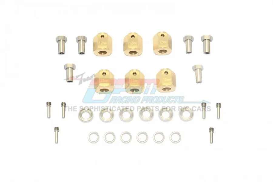 GPM Brass TRX-6 12mm Hex Adapter 6Pcs image 50653