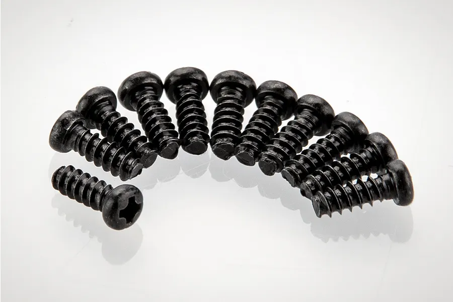 Blackzon 2.6x7mm Coarse Thread Button Head Screws 10Pcs image 50711