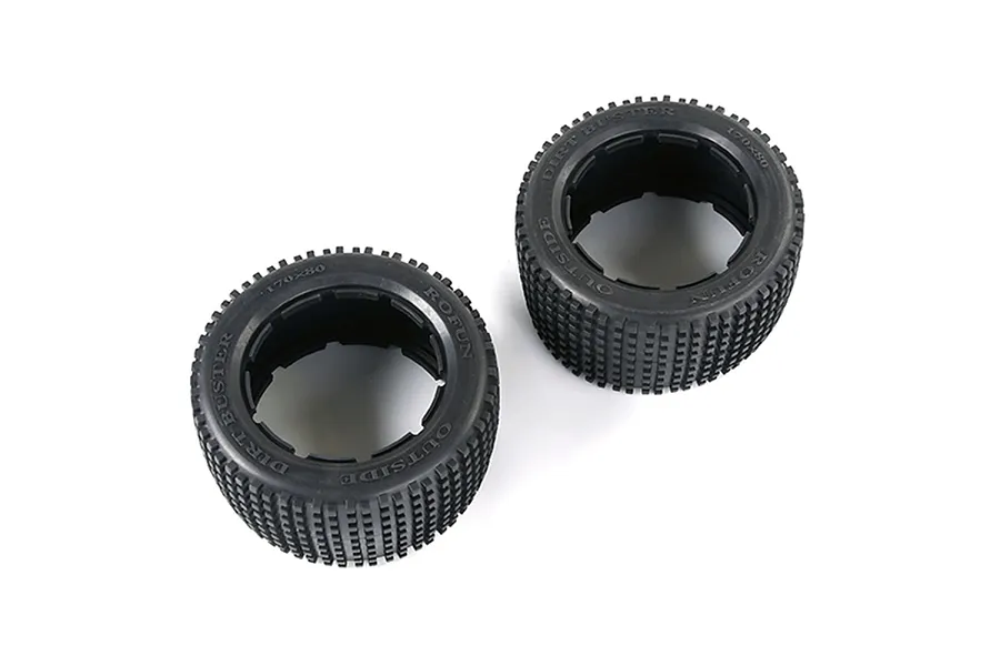 Rovan 4.7/5.5&amp;quot; Baja Dirt Buster Rear Tyres 2Pcs image 50718