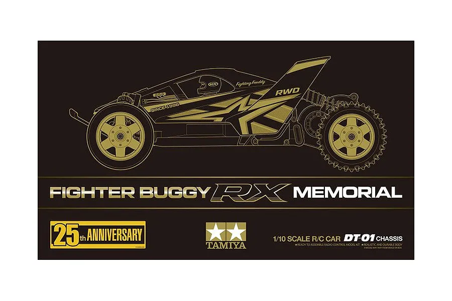 Tamiya DT-01 Fighter Buggy RX Memorial RC Buggy Electric 2WD 1/10 Scale Kit image 50824