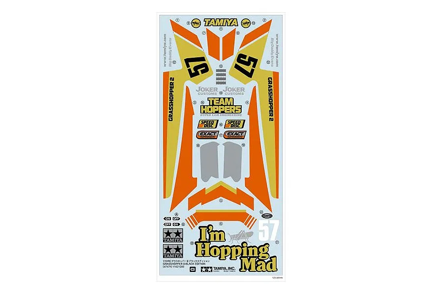 Tamiya Grasshopper II RC Buggy Electric 4WD 1/10 Scale Kit - Black Edition image 50842