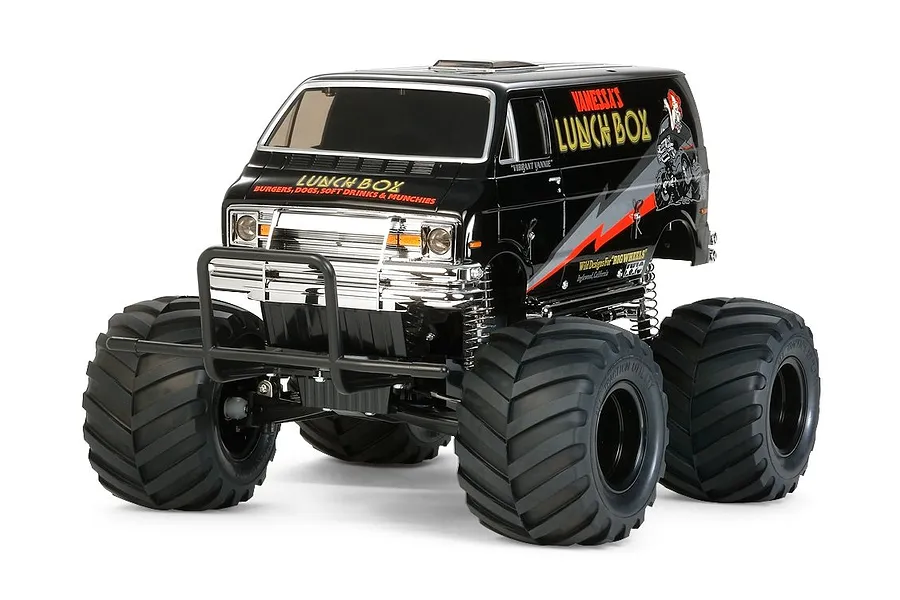 Tamiya CW-01 Lunch Box RC Monster Truck Electric 2WD 1/12 Scale Kit - Black Edition image 50872