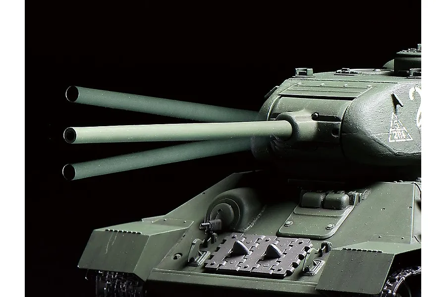 Tamiya 1/35 Russian M/T T-34-85 Scaled RC Tank Kit /w Controller image 50876