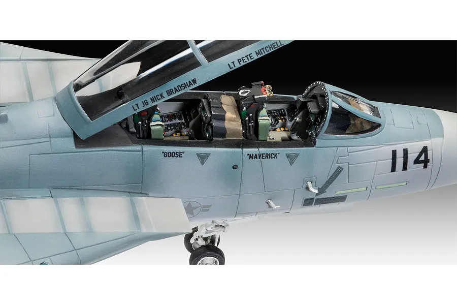 Revell 1/72 - F/A-18E Super Hornet &amp;amp; F-14D Tomcat - Top Gun Movie Combo Scaled Plastic Model Kit image 50992